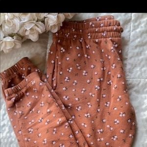 Floral kids sweatpants